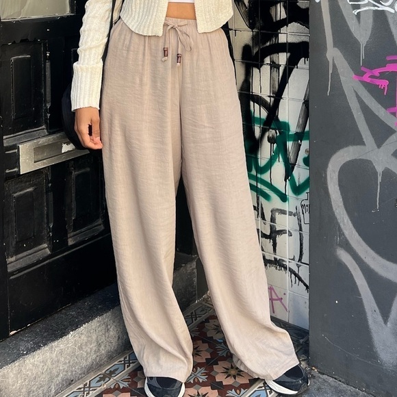 Zara beige linen pants - Picture 2 of 2